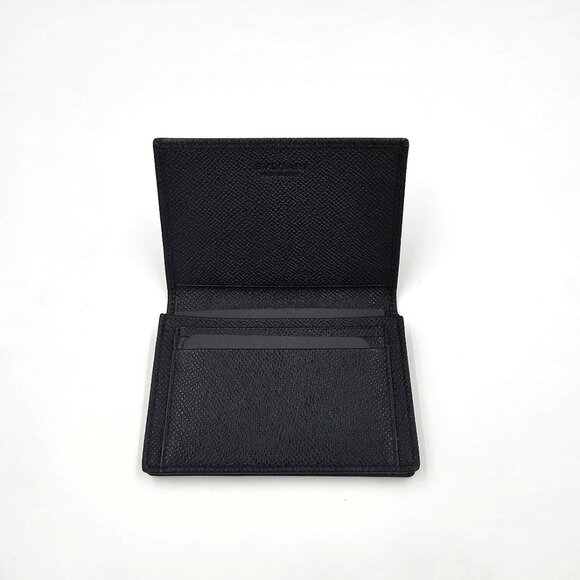 Bvlgari Bvlgari MAN Business Card Holder Leather Black Buglari New with Tags - Picture 5 of 12